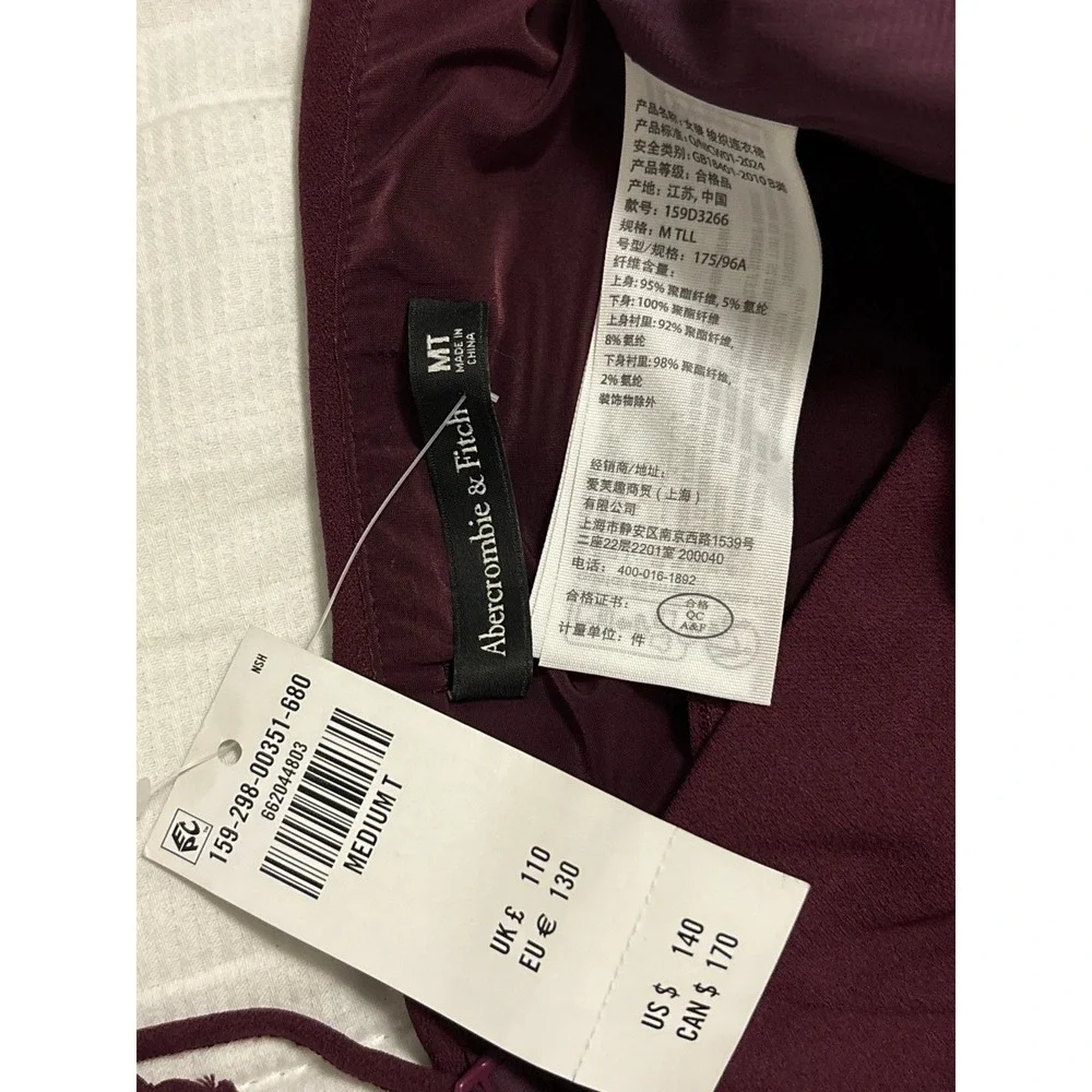 Abercrombie & Fitch nwt abercrombie